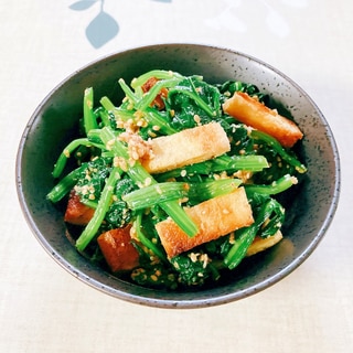 ほうれん草と油揚げの胡麻和え